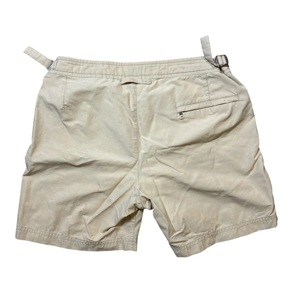 ORLEBAR BROWN Tan Beach Swim Shorts Mens Size 32 Slimming Side Adjusters